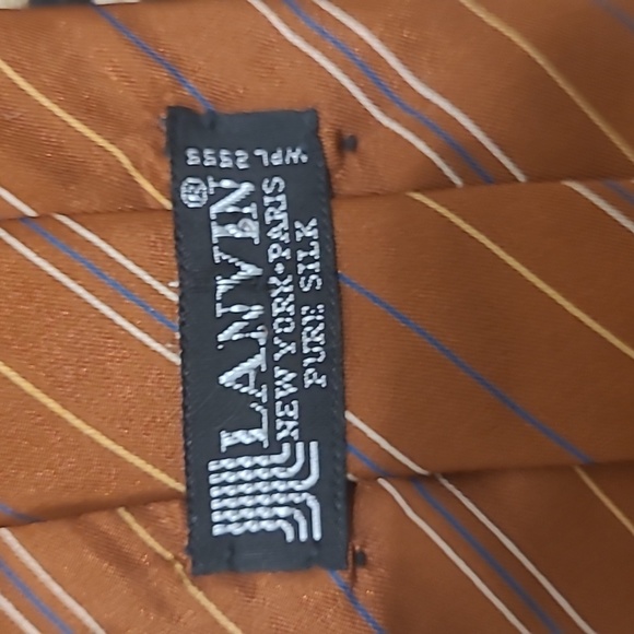 LANVIN STRIPE NECK TIE - Picture 3 of 6